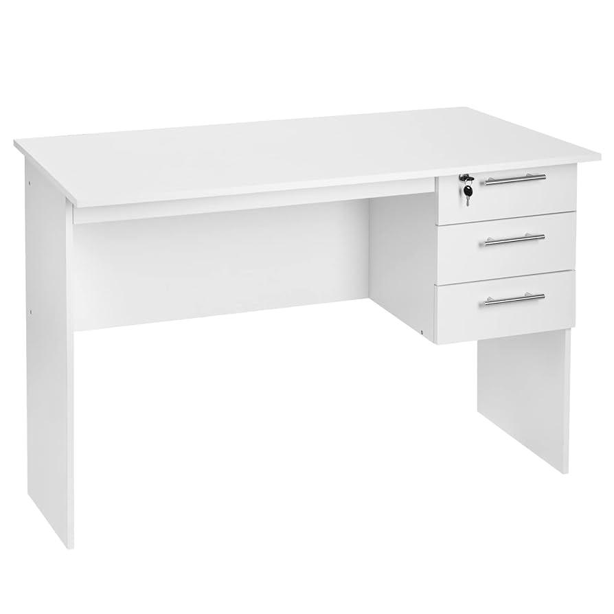 Wood Desk with 3 drawers
